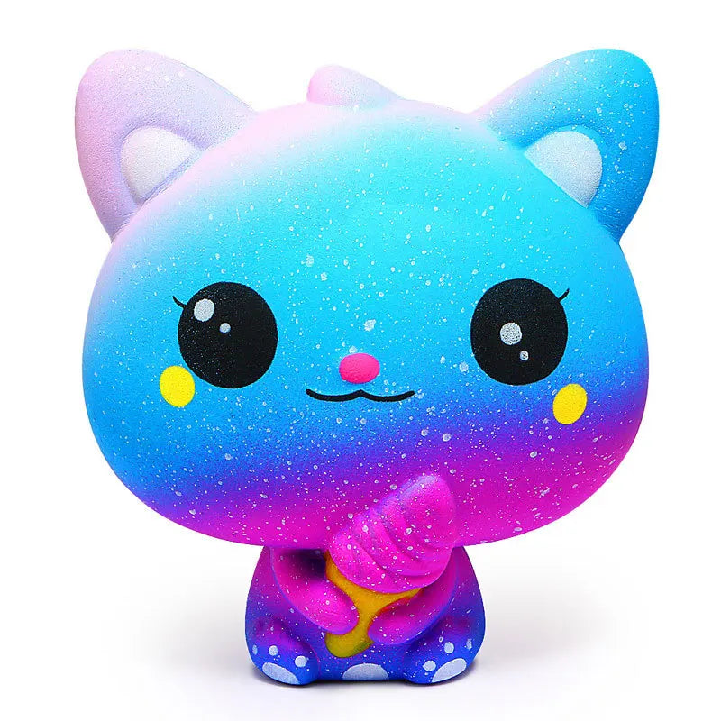 Jumbo Kawaii Popcorn Fries Panda Squishy Cake Deer Milk Squeeze Toys Slow Rising Cream Scented Antistress Child Kid Baby Toys