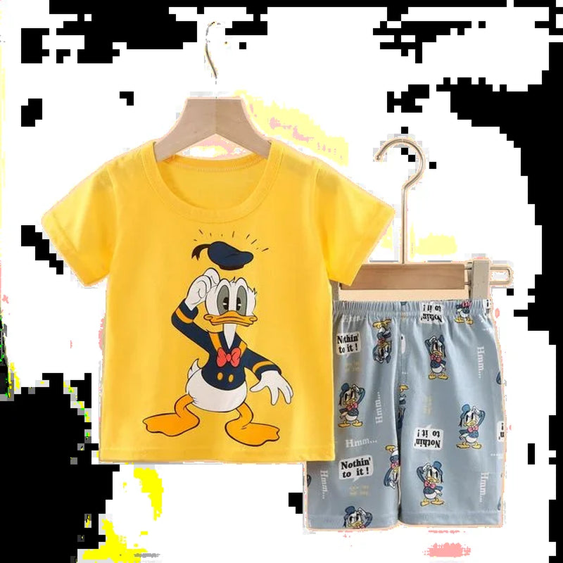 Summer Baby Boy Clothes Short Sleeve Newborn Baby Clothes Set 2 Pieces Children'S Clothes Set Leisure Toddler Clothes