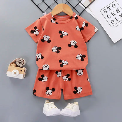 Summer Baby Boy Clothes Short Sleeve Newborn Baby Clothes Set 2 Pieces Children'S Clothes Set Leisure Toddler Clothes