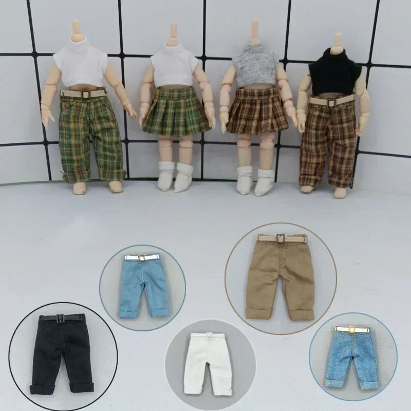 Ob11 Baby Clothes 1/12 Molly Coat Set BJD Baby Clothes GSC Solid Clay YMY Doll Clothes Doll Accessories
