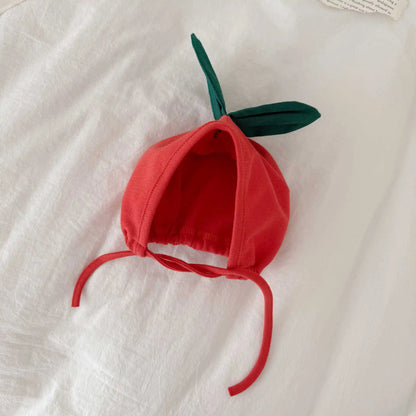 5830 Baby Clothes 2025 Summer Hot Fashion Tomato Printing Baby Boy'S One Piece Clothes Cute Climbing Clothes