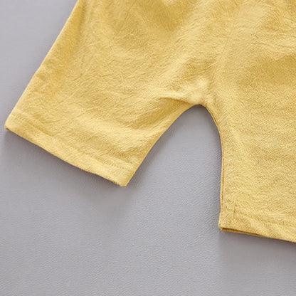 Baby Clothes Cool Pyramid Summer Short-Sleeved Shirt Set