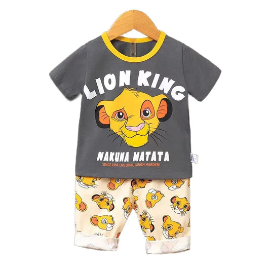 Summer Baby Boy Clothes Short Sleeve Newborn Baby Clothes Set 2 Pieces Children'S Clothes Set Leisure Toddler Clothes